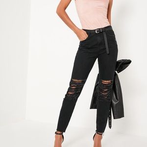 Missguided Riot High Rise Mom Jeans